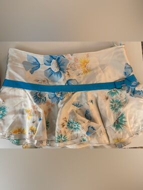 Vintage silk Abercrombie mini skirt - early 2000s